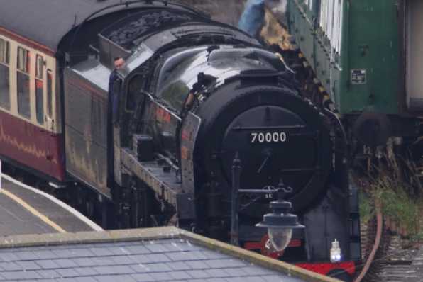 3 September 2022 - 13:03:42

----------------------
Steam loco Britannia arrives in Kingswear